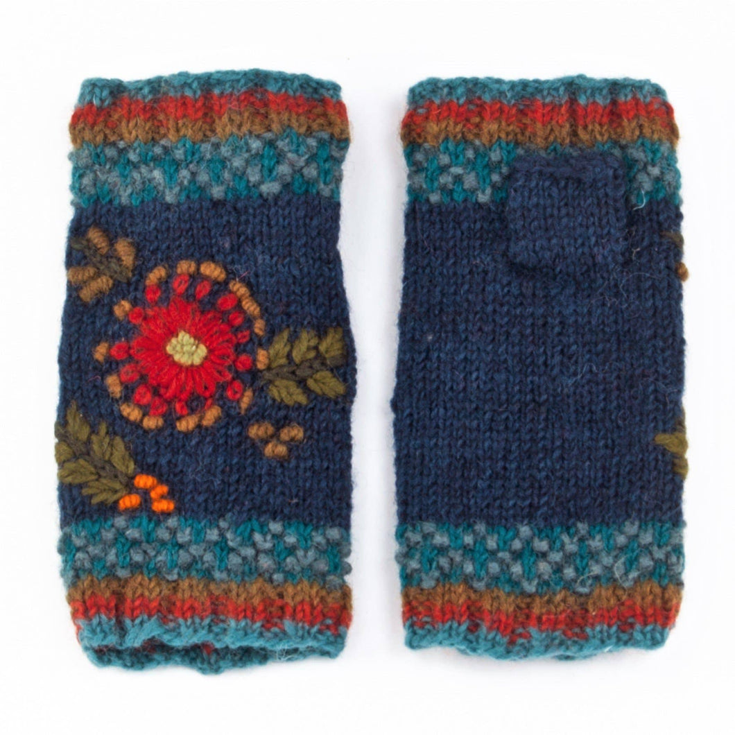 Abigail - women's wool knit handwarmers