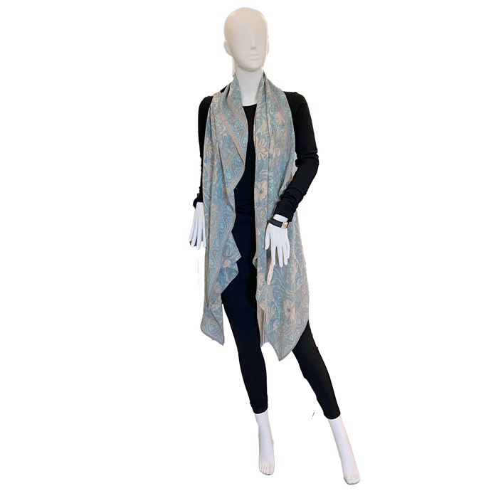 MIYA Recycled Sari Vest - 100% Silk
