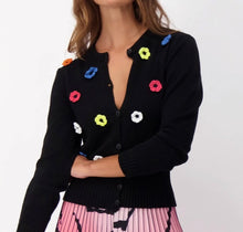 Load image into Gallery viewer, Hand Crochet Floral Cardigan