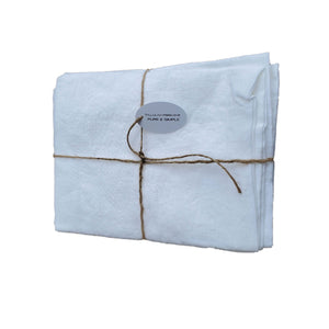 Pair of King Pillow Cases, White