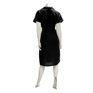 Safari , Black Midi Dress