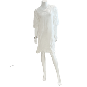 White Linen Bella Dress