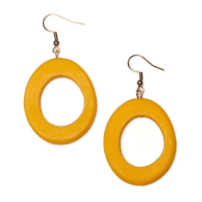 SB Resin Hoop Earrings