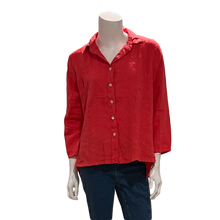 Load image into Gallery viewer, Ruby Hi Low Linen Shirt