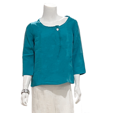 Load image into Gallery viewer, Sadie  Round Neck Linen Top